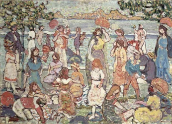 Landschap met figuren, 1921